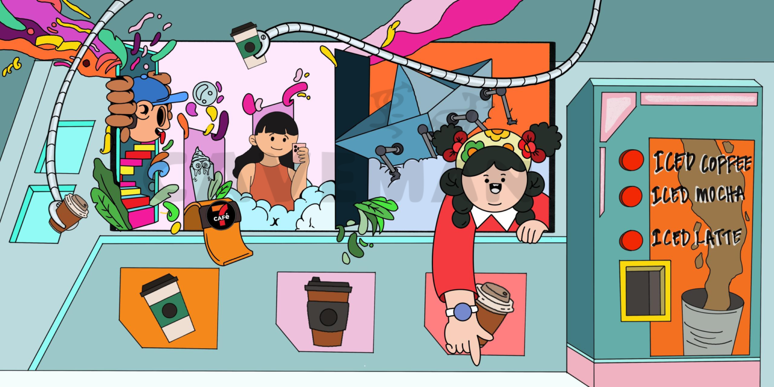 Interactive physical media and mural artwork